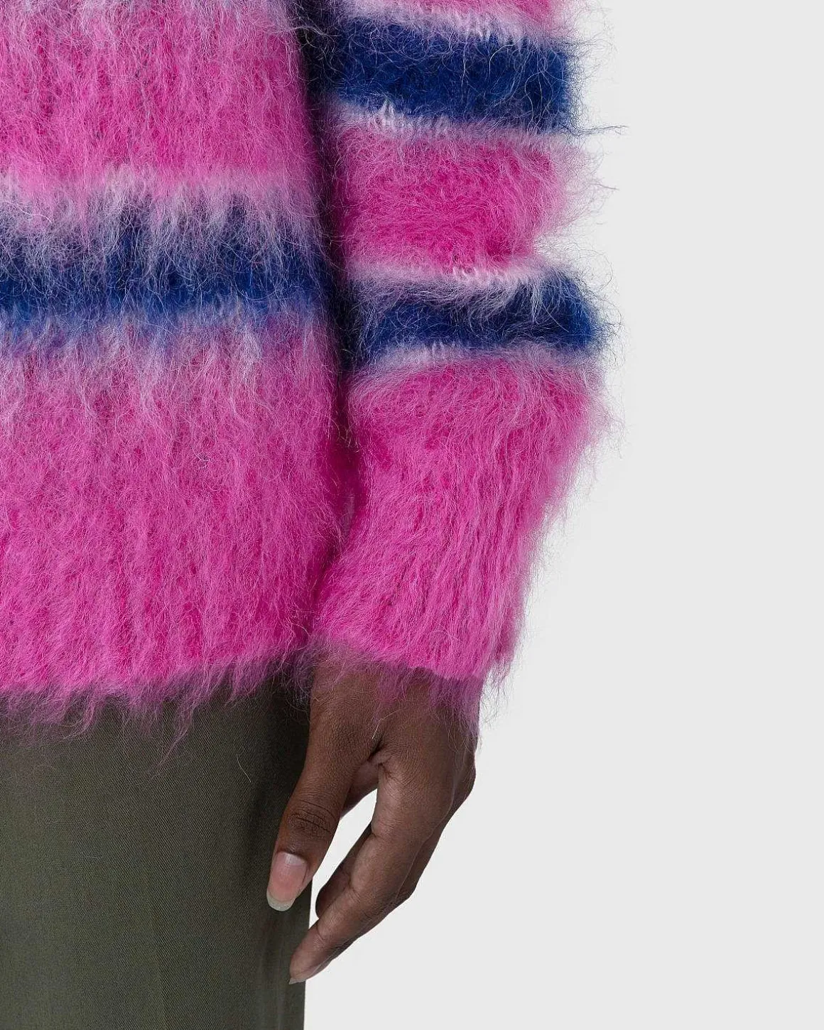 Stribet Mohair Sweater Multi