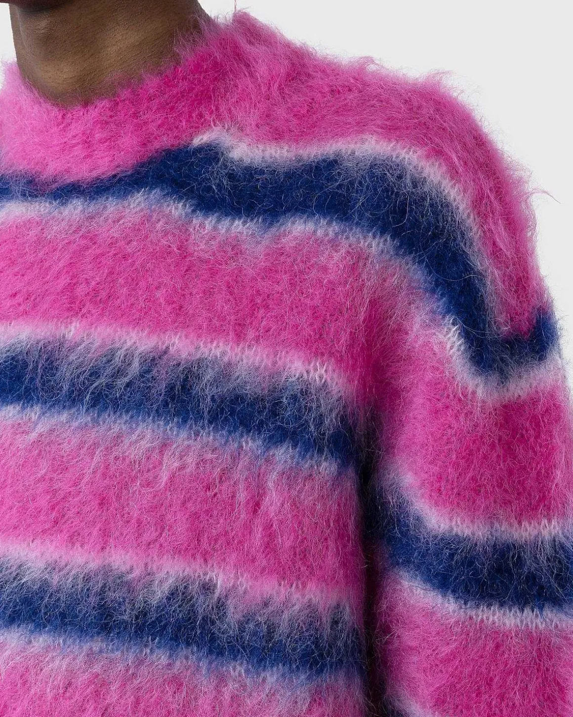 Stribet Mohair Sweater Multi