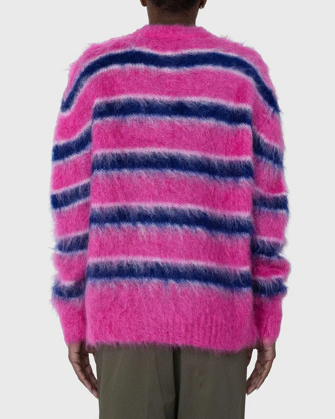 Stribet Mohair Sweater Multi