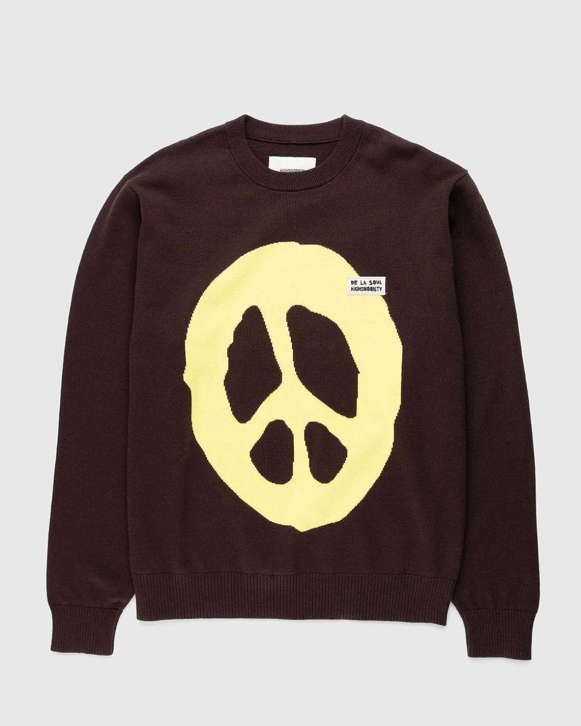 Strik Crewneck Brun