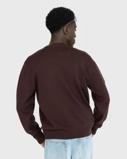 Strik Crewneck Brun