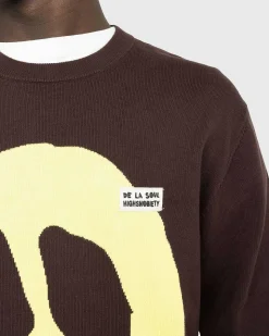 Strik Crewneck Brun