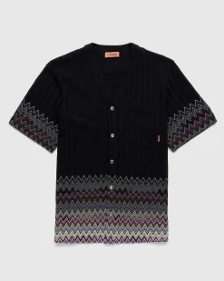 Strikket T-Shirt Sort