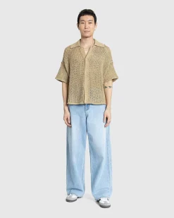 Strik Raffia Skjorte Rafia