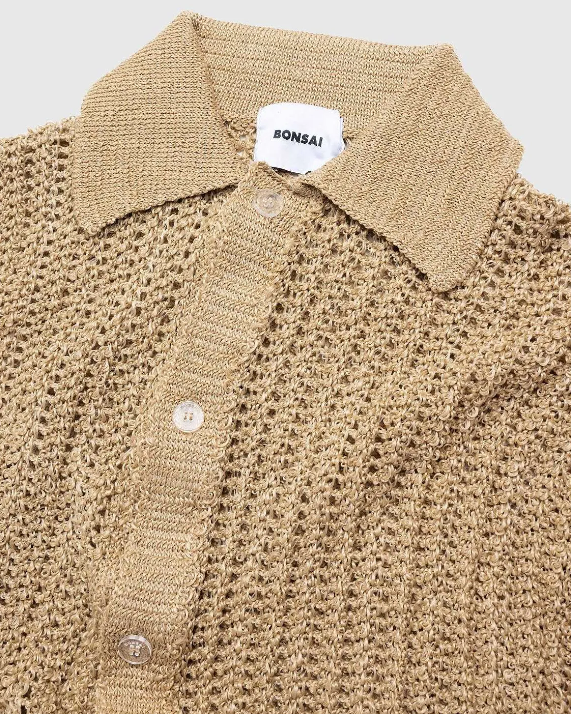 Strik Raffia Skjorte Rafia