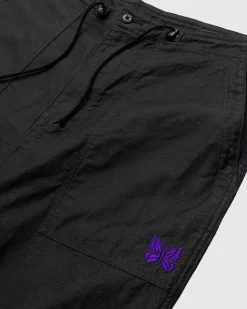 String Fatigue Pant Back Sateen Black