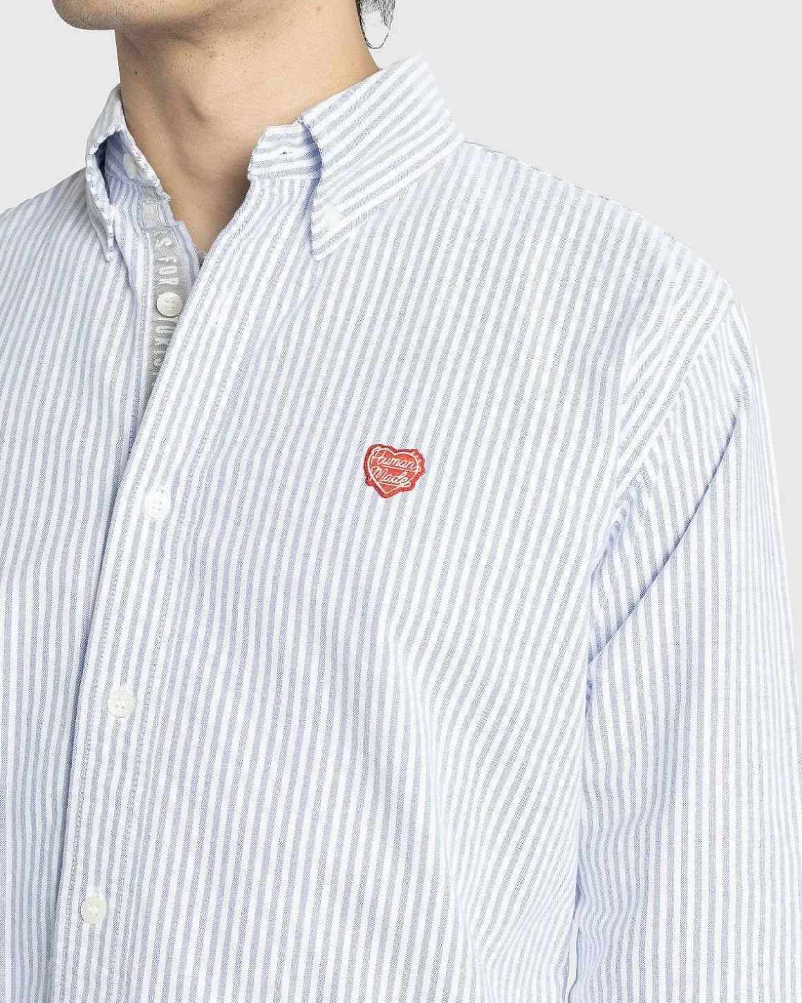 Stripe Bd Langaermet Skjorte Bla