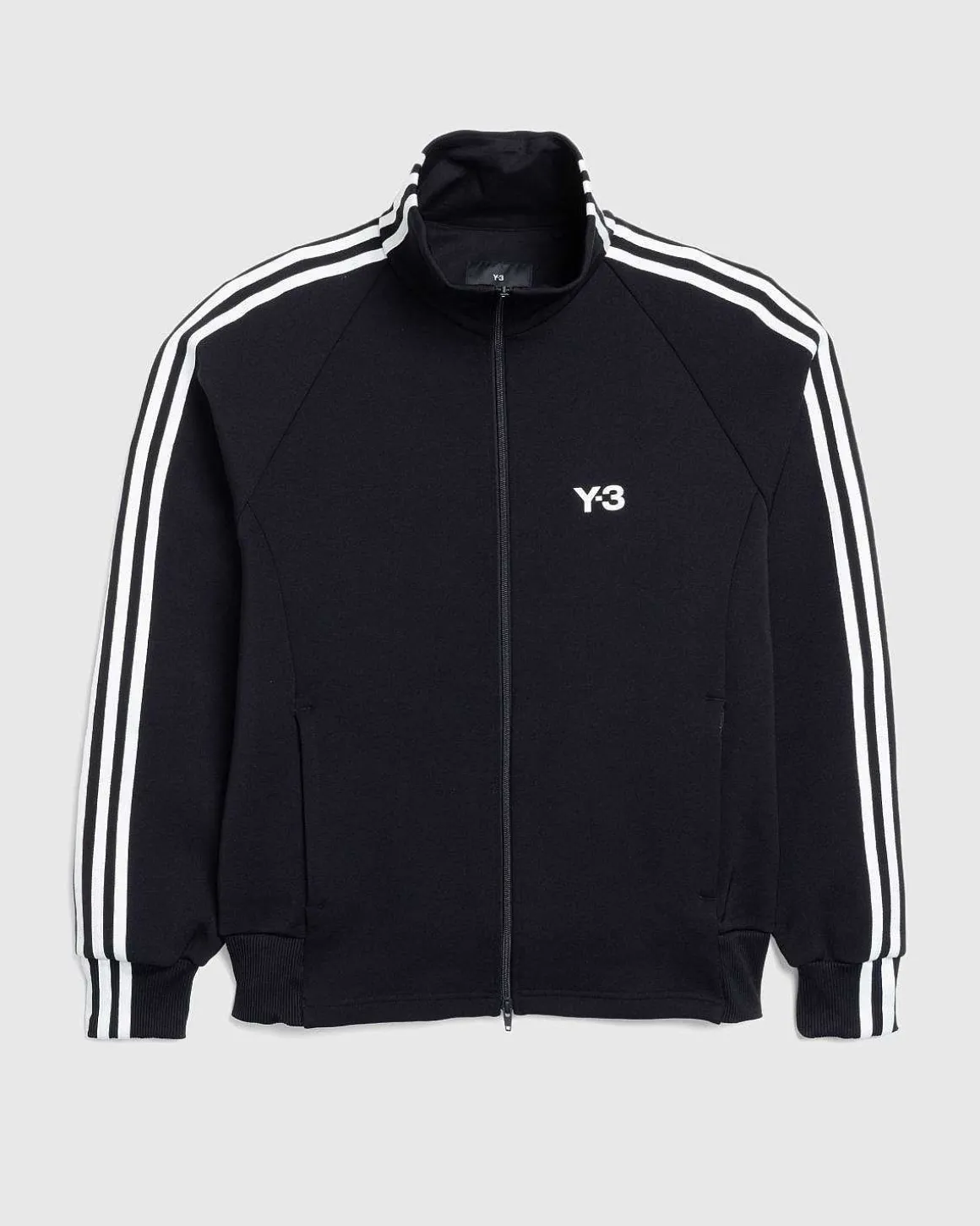 3 Stripes Track Top Sort/Hvid