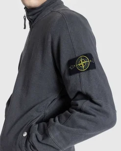 Sweatshirt Med Fuld Lynlas Charcoal