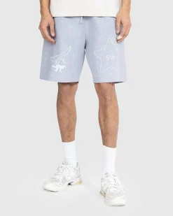 Sw Linen Gym Shorts Lysebla