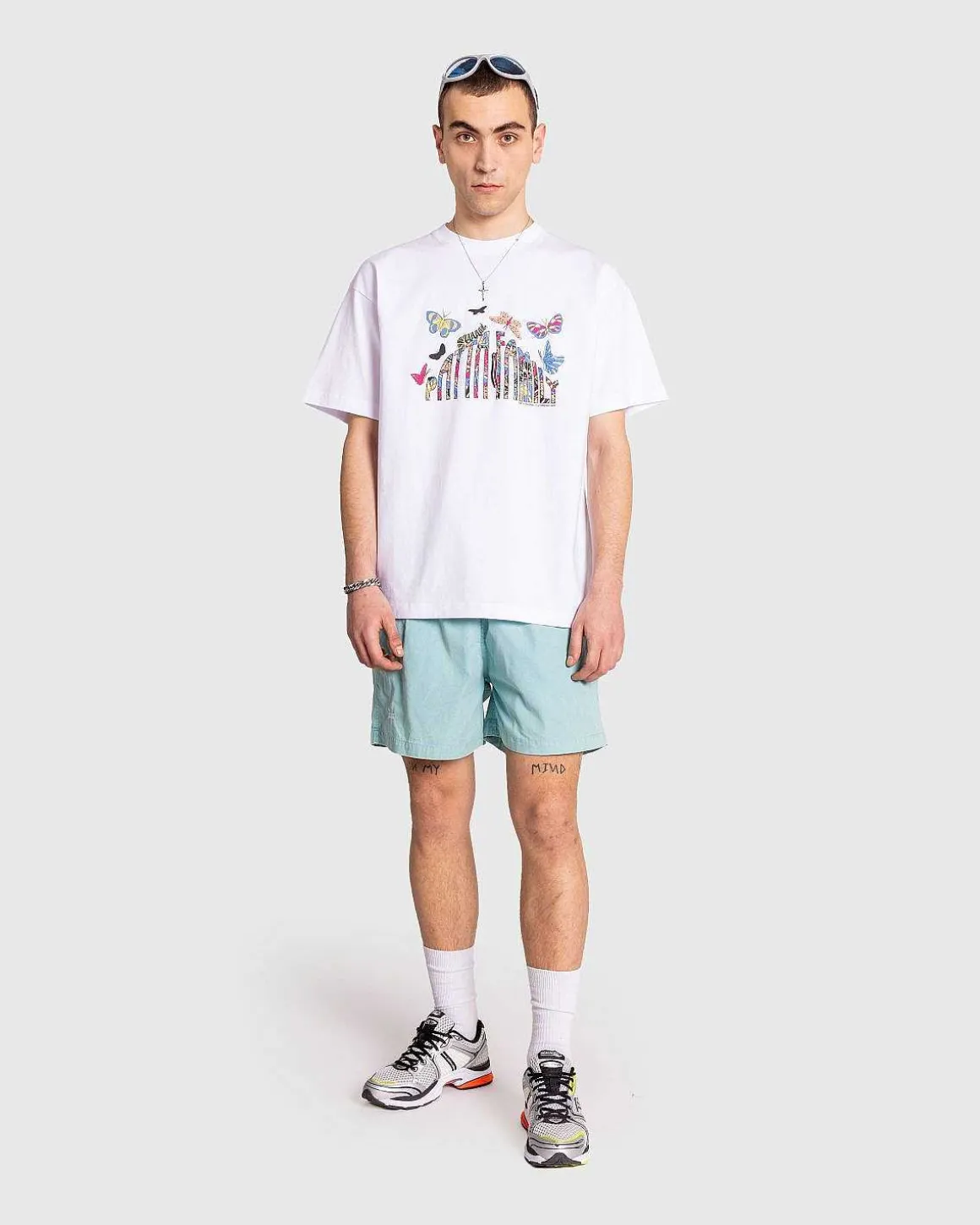 Syrevaskede Badeshorts Blue Radiance