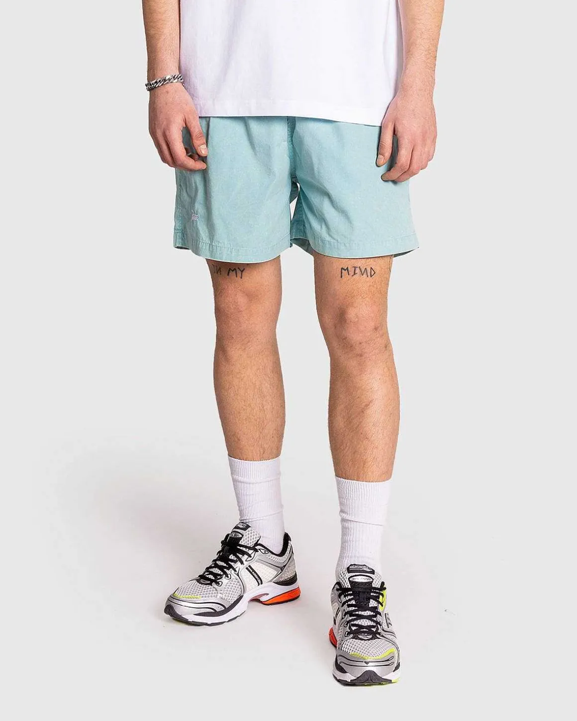 Syrevaskede Badeshorts Blue Radiance