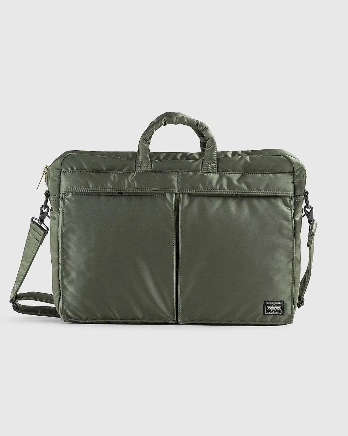 Tankvogn 2-Vejs Dokumentmappe Sage Green