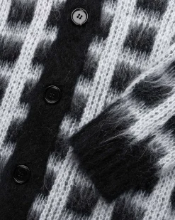 Ternet Mohair Cardigan Sort