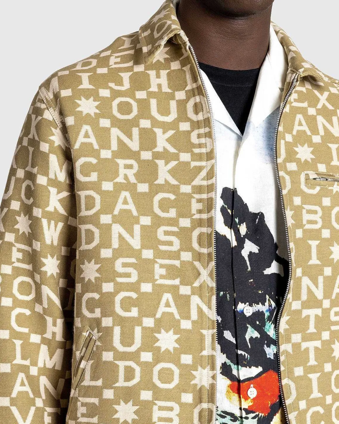 The Alphabet Jacket Khaki