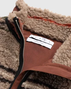 Thjorsar Stribet Pullover Brun