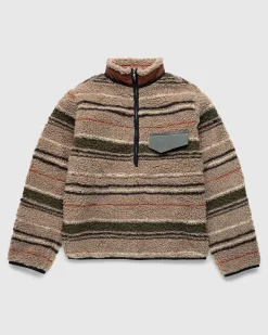 Thjorsar Stribet Pullover Brun