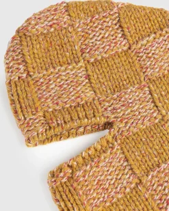 Tjek Strik Balaclava Brun