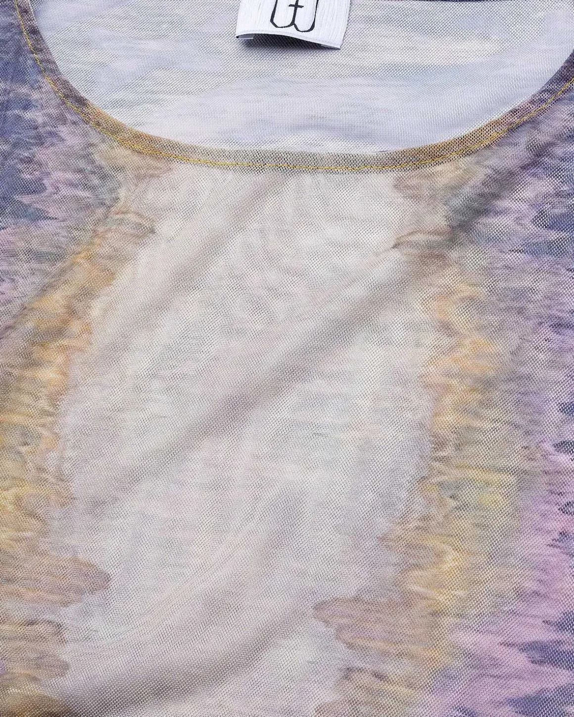 Tola Skjorte Lilla Pastel Strokes Print