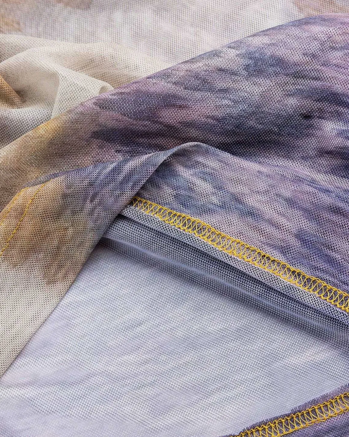 Tola Skjorte Lilla Pastel Strokes Print