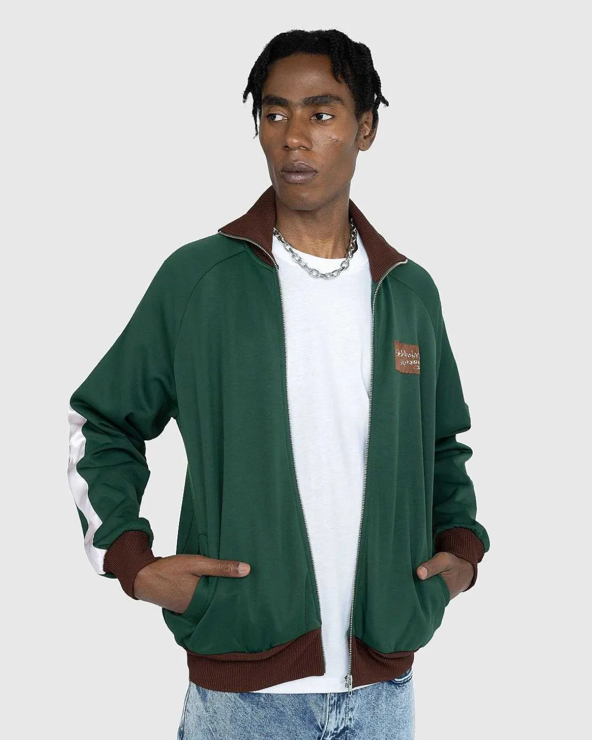 Track Top Fall Green