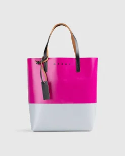 Tribeca Tofarvet Indkobstaske Pink/Gra