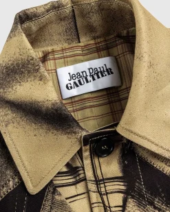 Trompe L'Oeil Trench Coat Sand/Sort