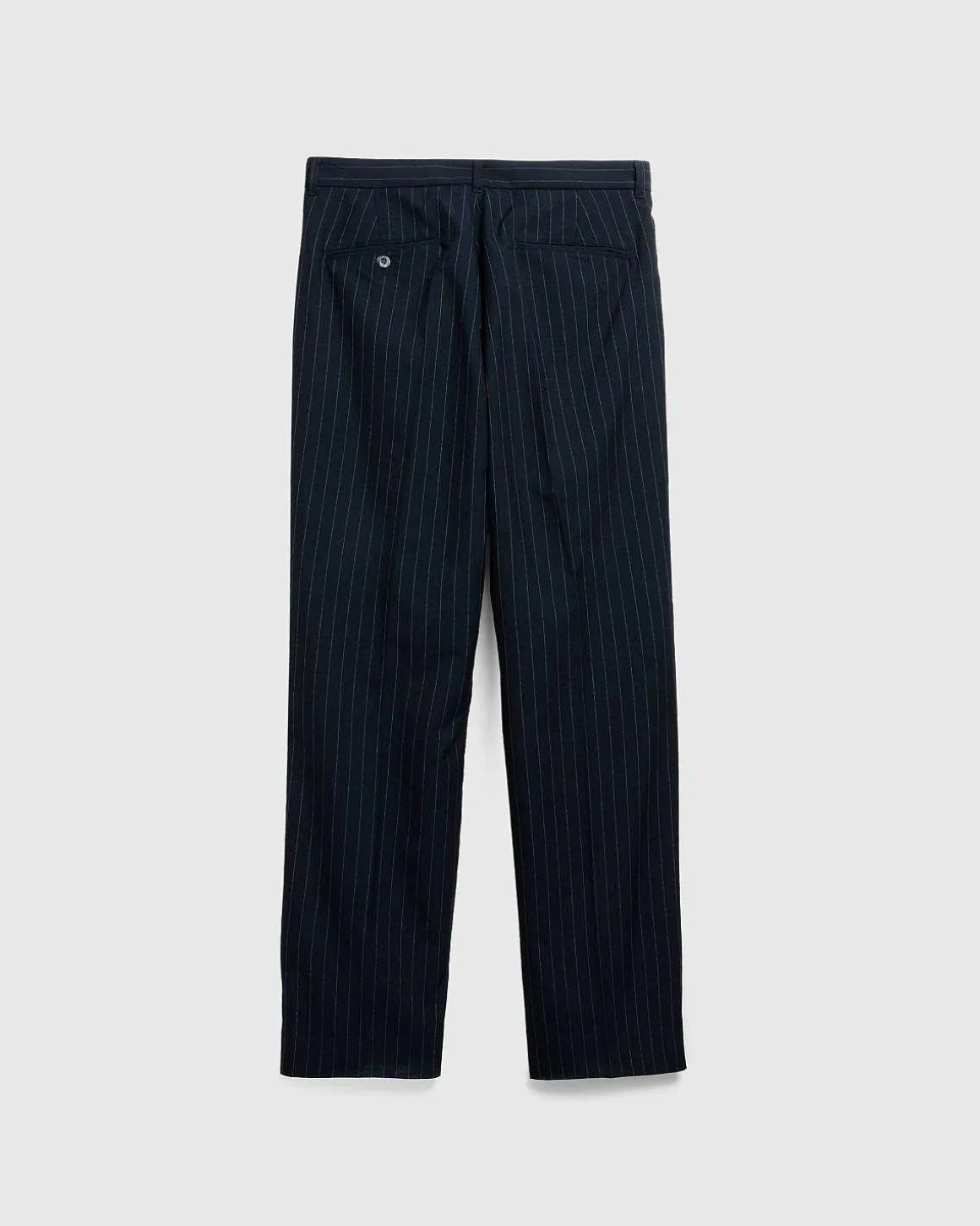 Tropical Suiting Bukser Navy Stribet