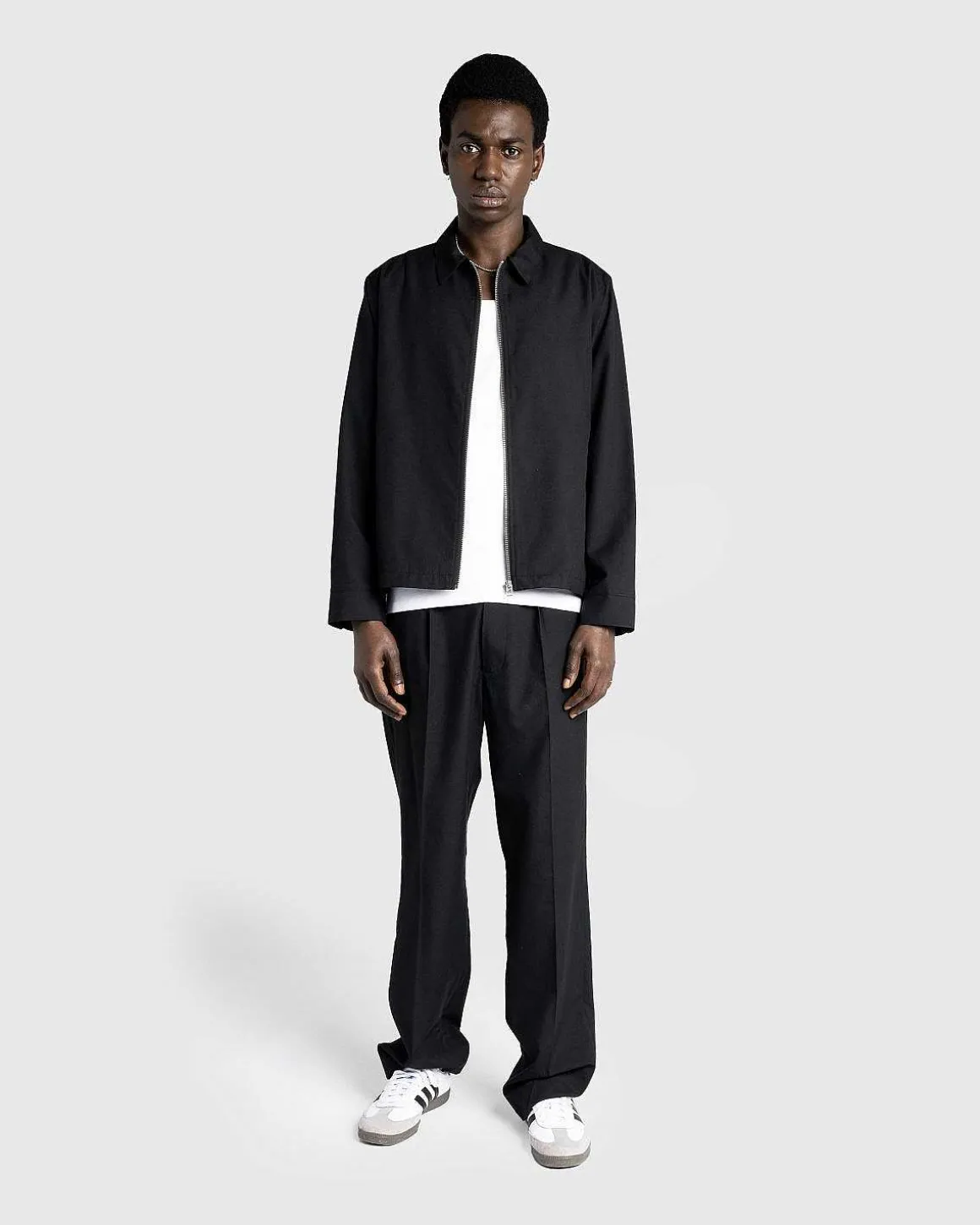 Tropical Suiting Bukser Sort
