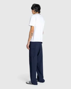 Tropical Wool Bukser Bla/Sort