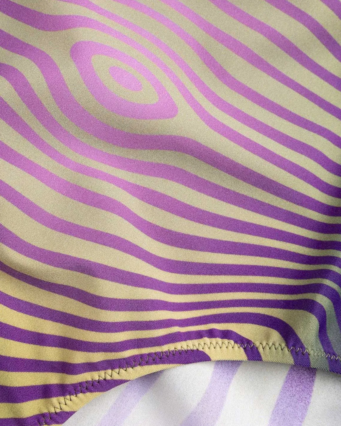 Trykt Morphing Stripes Badedragt Gron