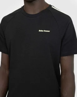 T-Shirt I Okologisk Bomuld, Sort
