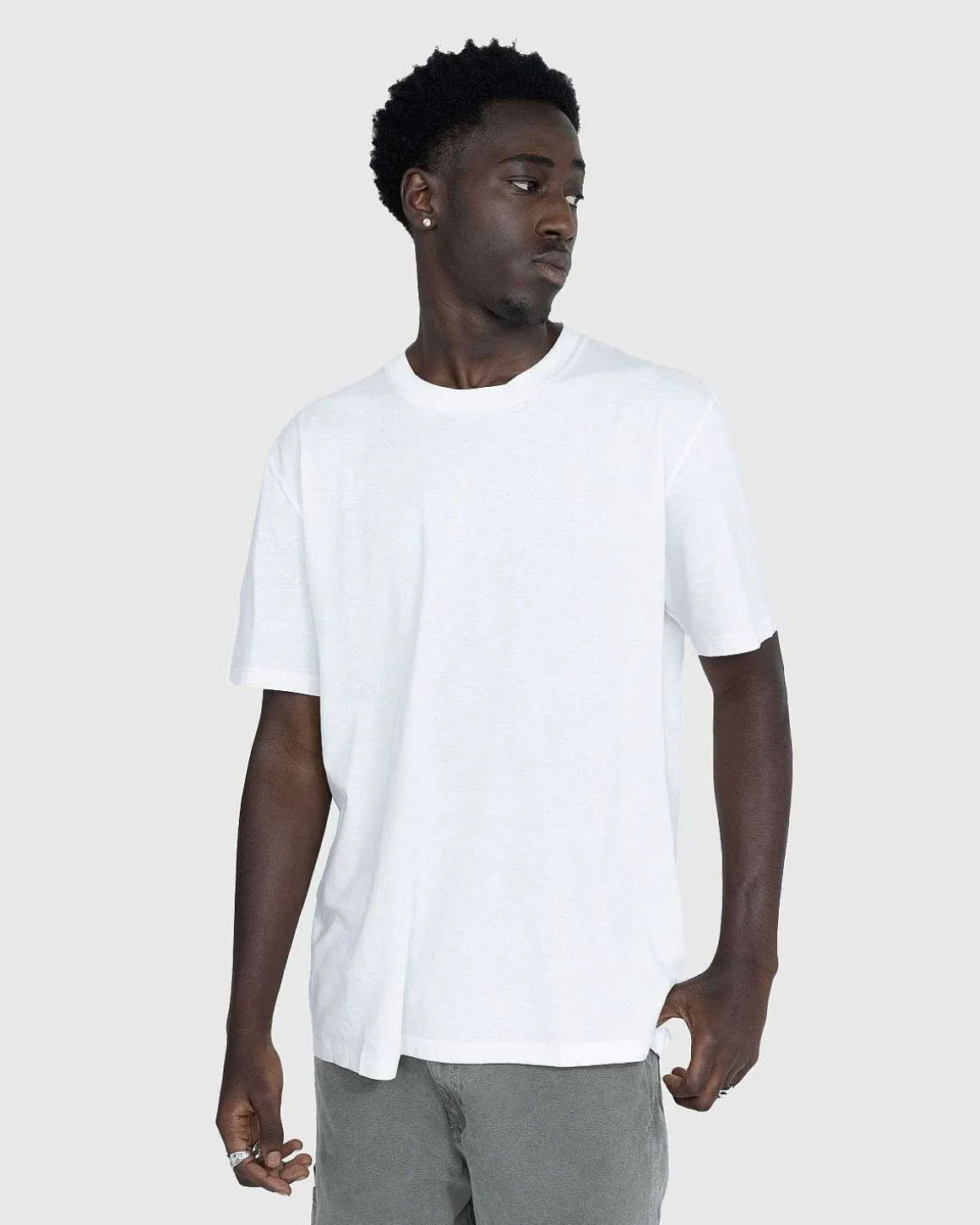 T-Shirts Three Pack Gra/Hvid/Cream