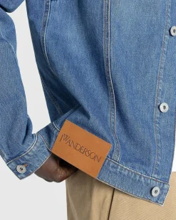 Twisted Denimjakke Lysebla