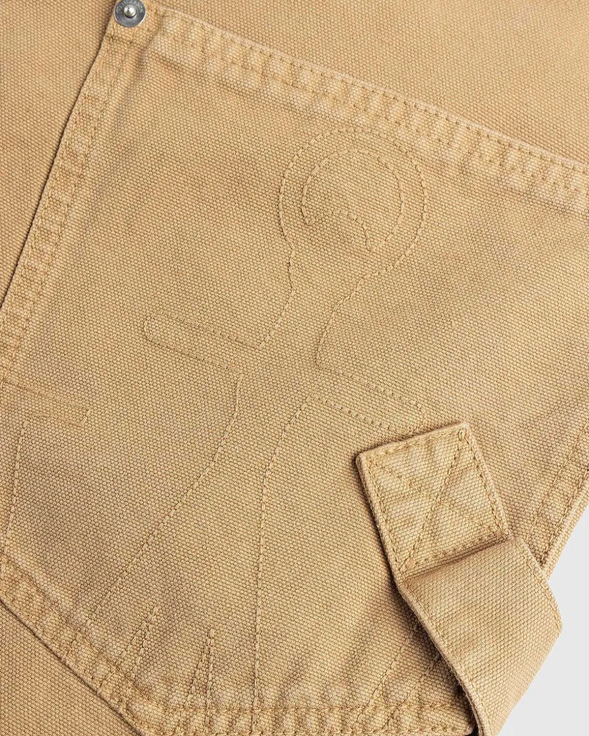 Twisted Workwear Shorts Beige