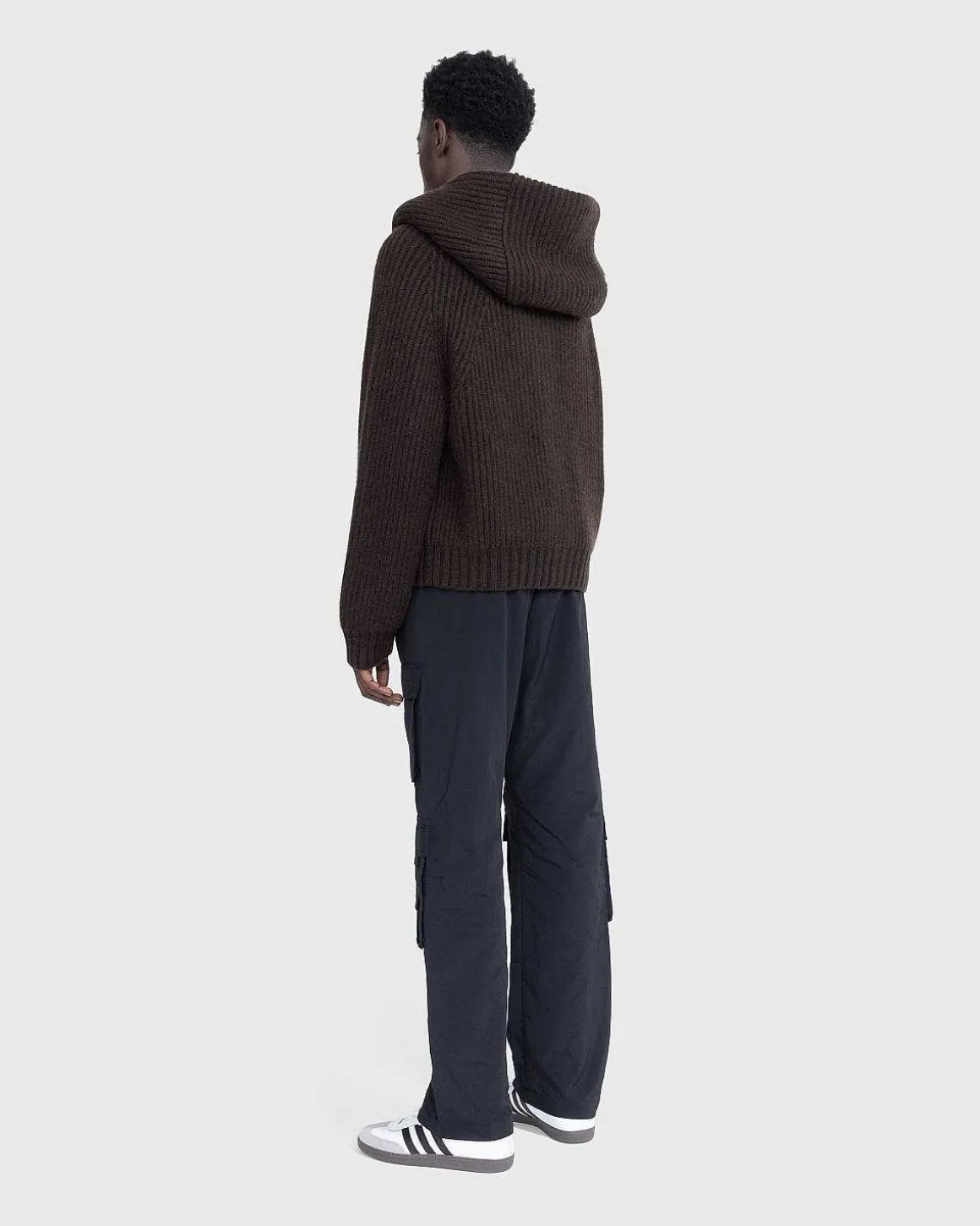 Twist Seam Cargo Trouser Sort