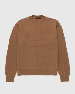 Uld Crewneck Sweater Toffee Brown