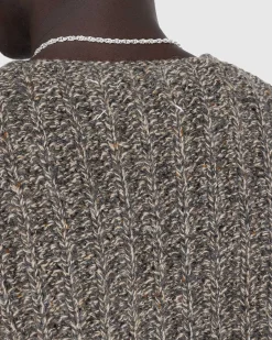 Uld Gilet Medium Brun