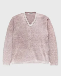 Uld V-Hals Sweater Brun