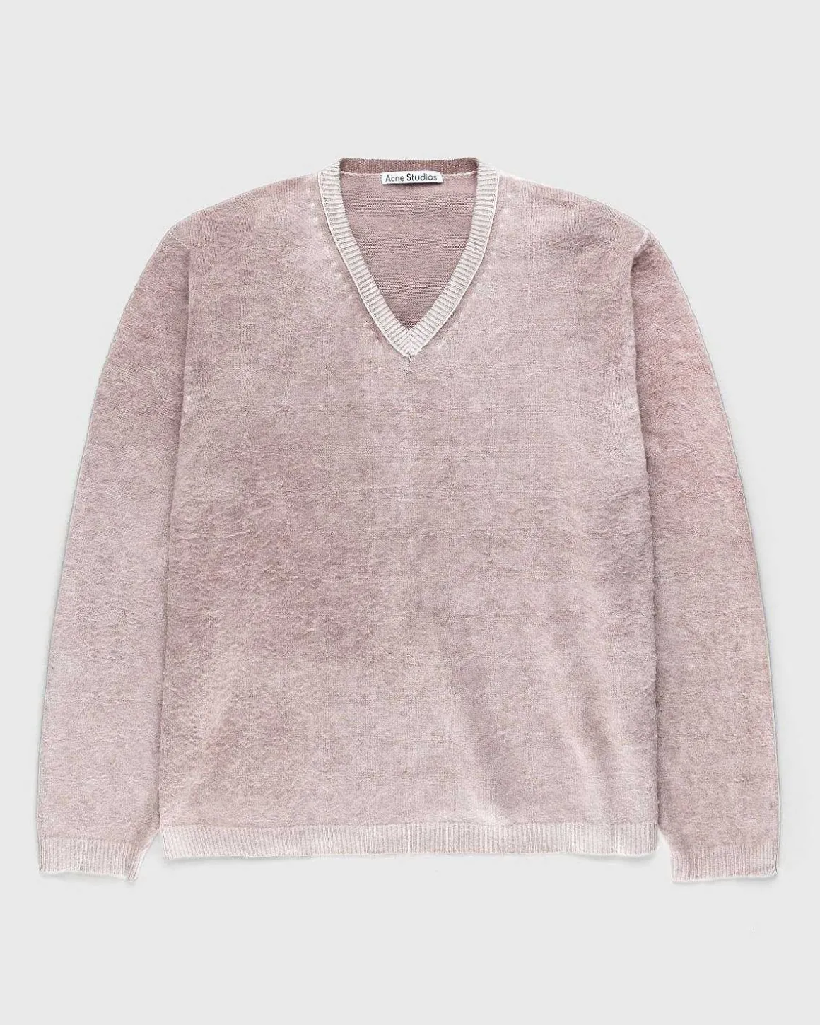 Uld V-Hals Sweater Brun