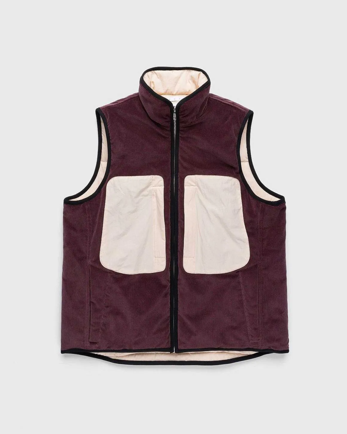 Undir Vest Bordeaux/Kaffe