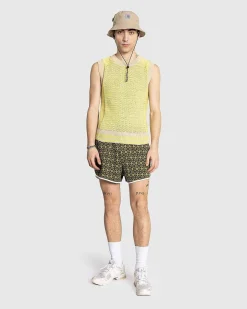 Unity Sweater Vest Lime/Beige