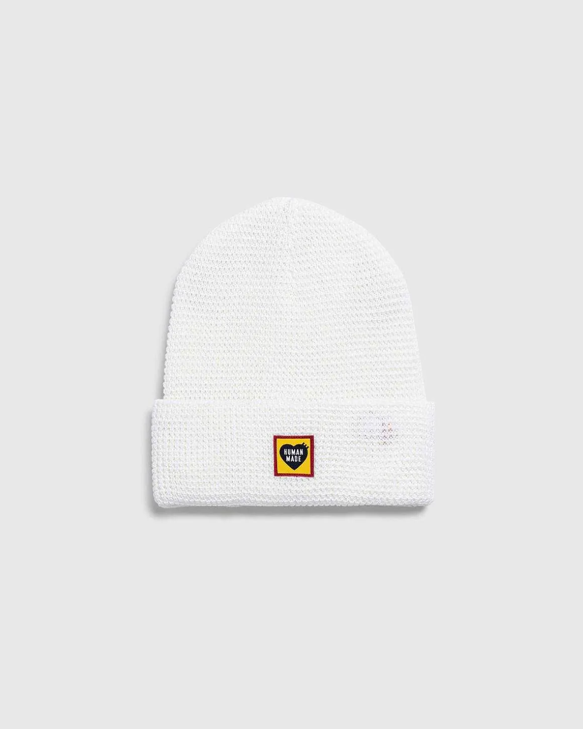 Vaffelbeanie Hvid