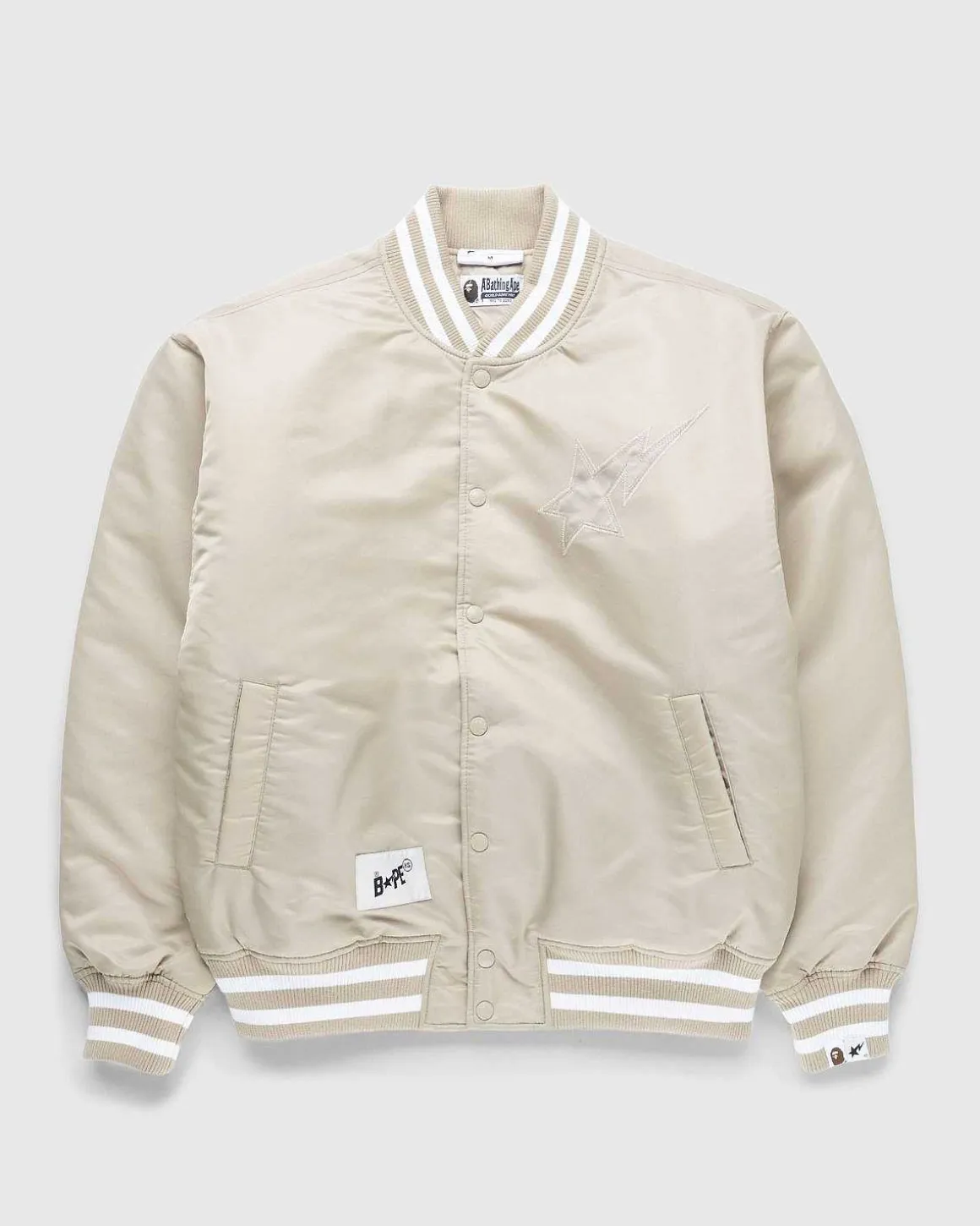 Varsity Jakke Beige
