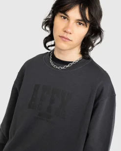 Varsity Sweatshirt Soft Black