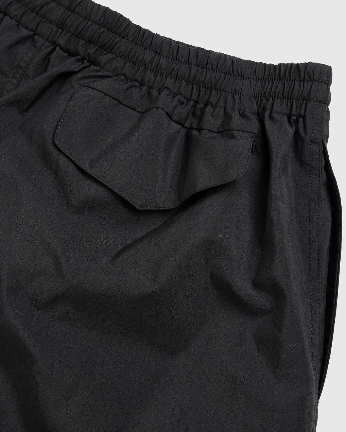 Vasket Bomuld Nylon Vejr Easy Shorts Sort