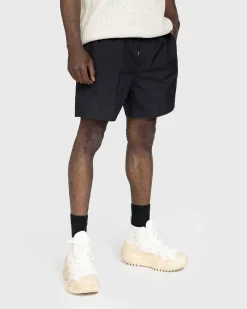 Vasket Bomuld Nylon Vejr Easy Shorts Sort