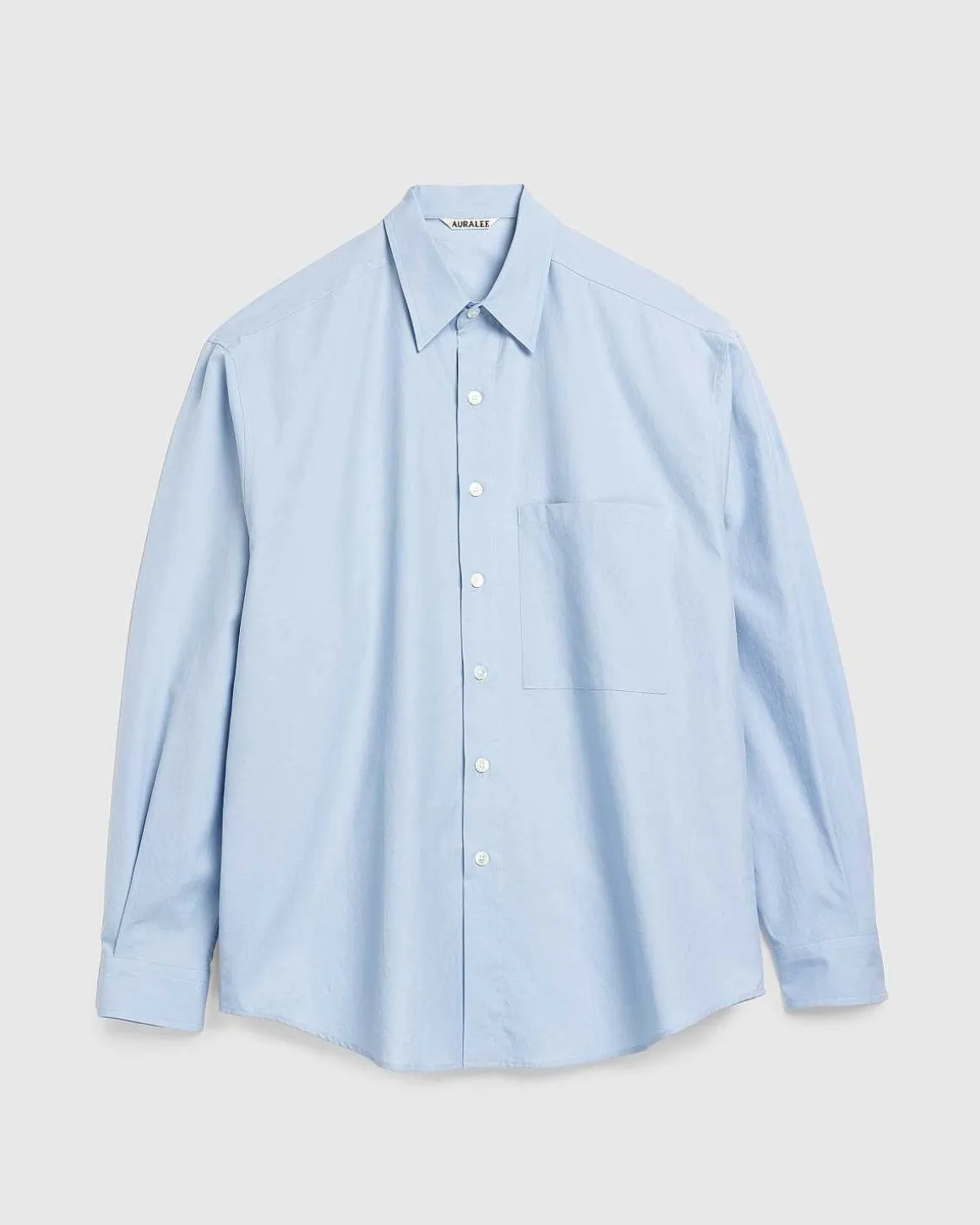 Vasket Finx Twill Big Shirt Sax Blue