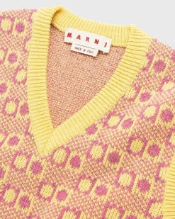 V-Hals Sweater Vest Cassis