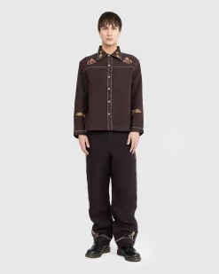 Vis Pony Overshirt Brun